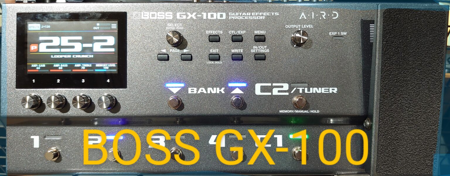 BOSS GX100 新ギターマルチを検証！お得な買い方も。 速弾きギターパパ